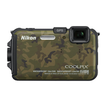 Nikon Coolpix Aw100 Cmos Waterproof Digital Camera With GPS